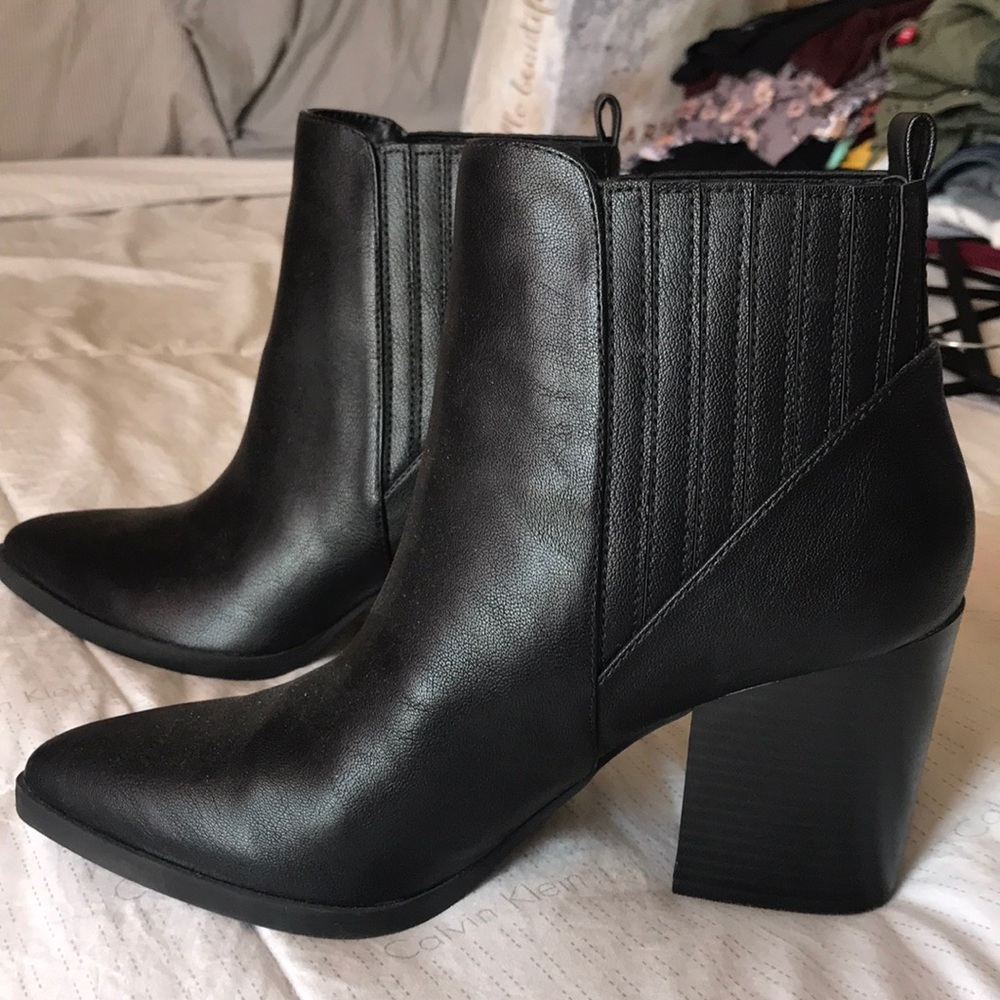 Black Heeled Booties